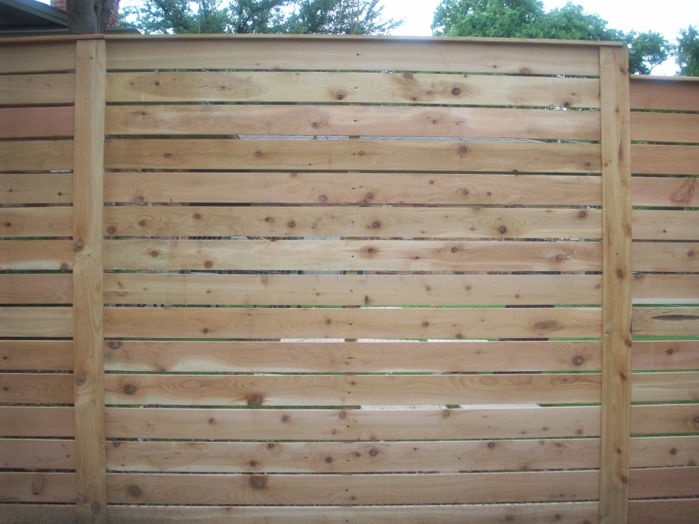 Beautiful New Horizontal Fence Pannel
