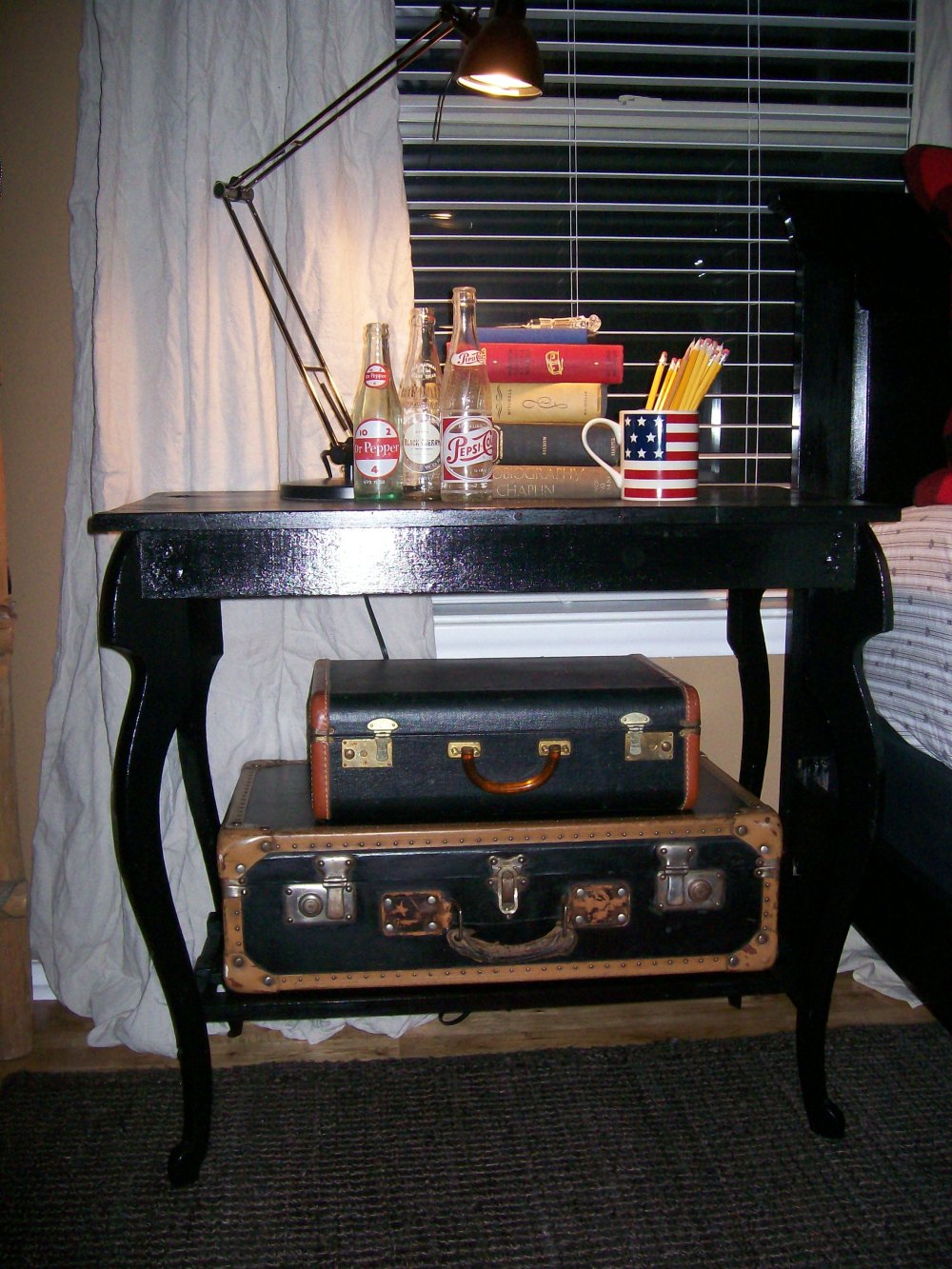 Bed Side Table in Guest Room