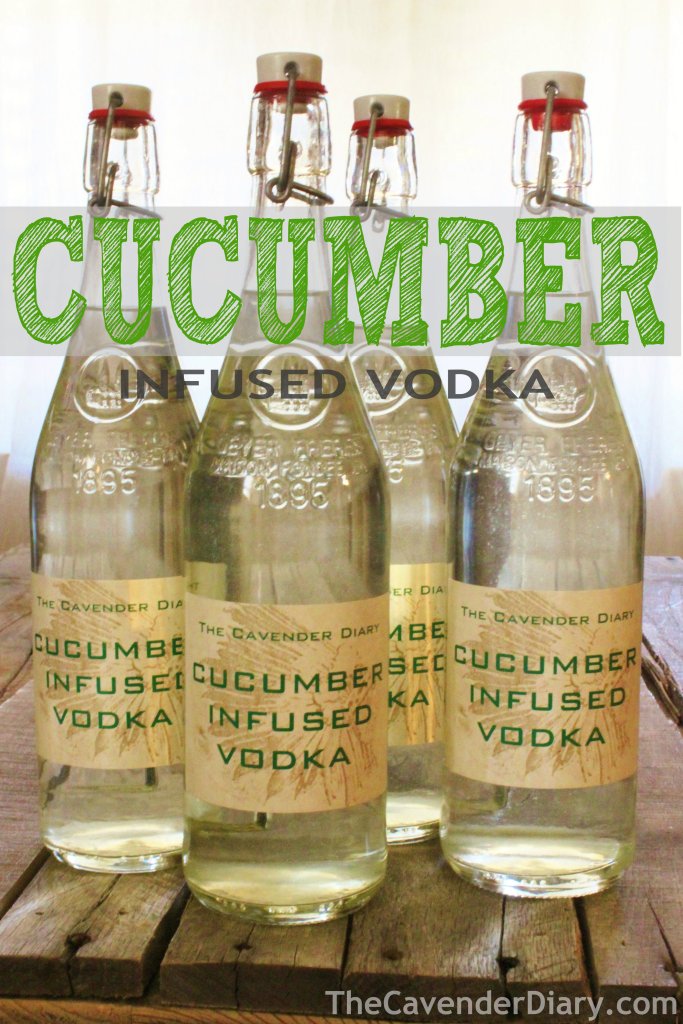 Cucumber Infused Vodka from the Cavender Diary Boys