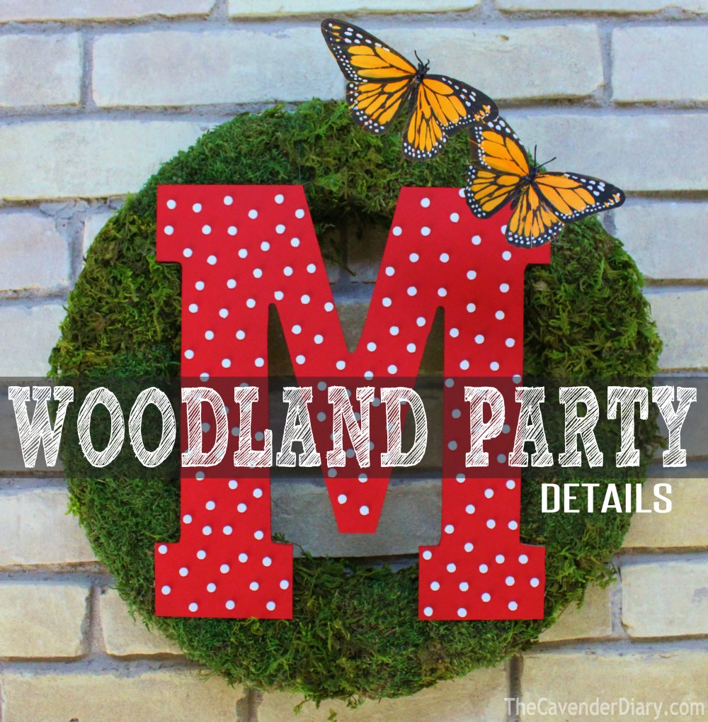 Monogram Moss Wreath with Butterflies