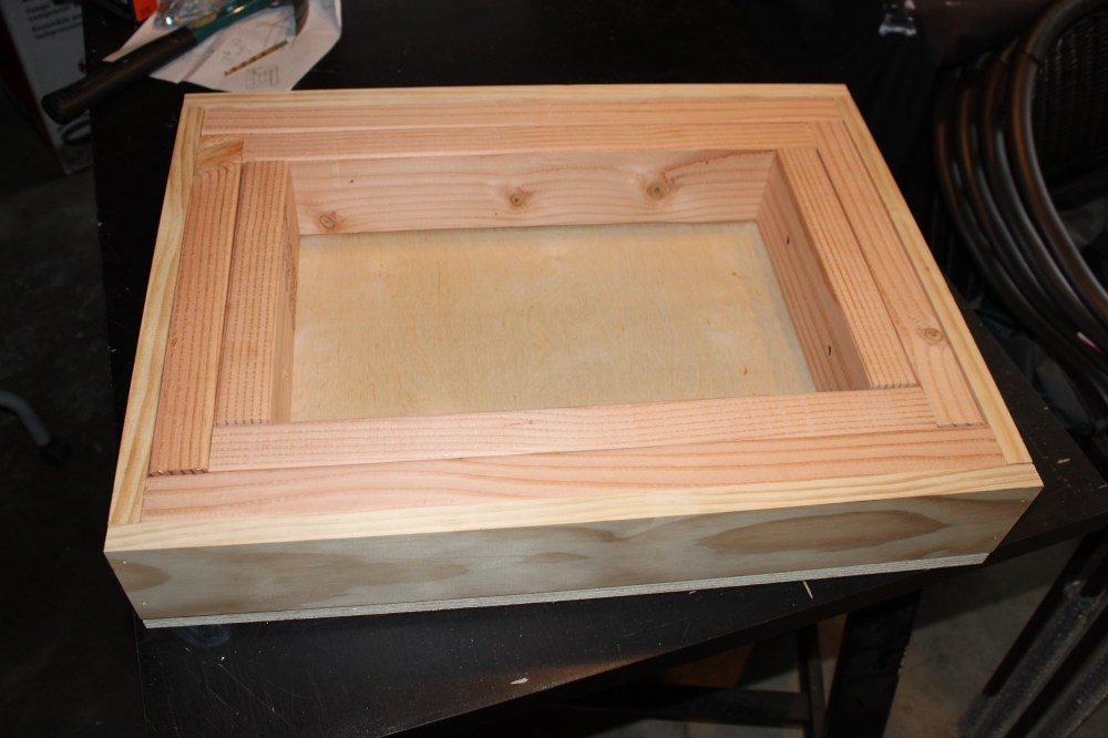 Under Side of Our 2X4 Frame