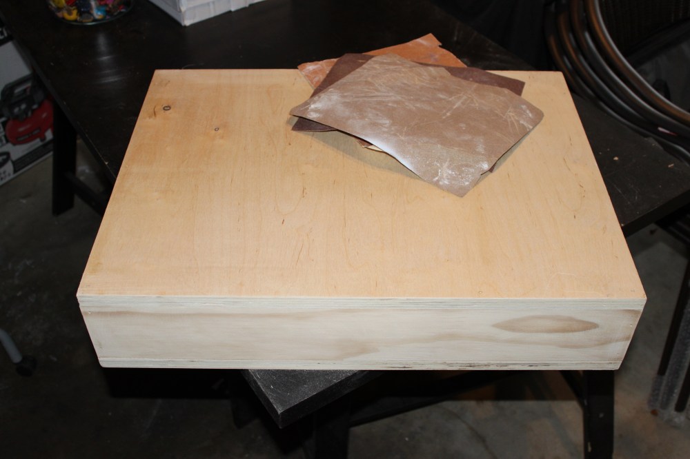 Light Sanding on Top