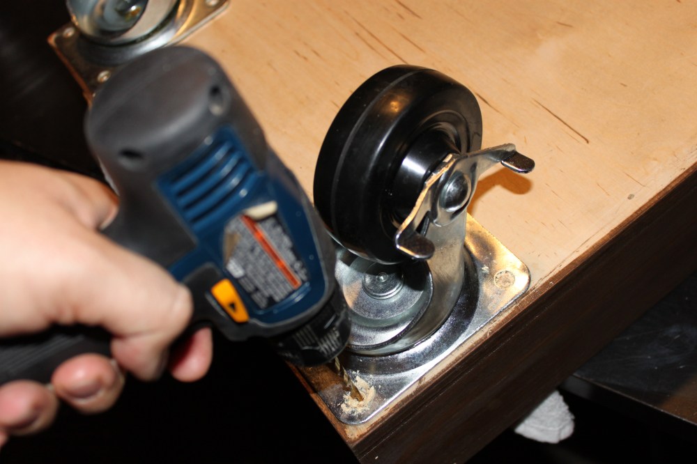 Pilot Hole For Casters