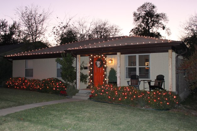 Outside the House Christmas 2011