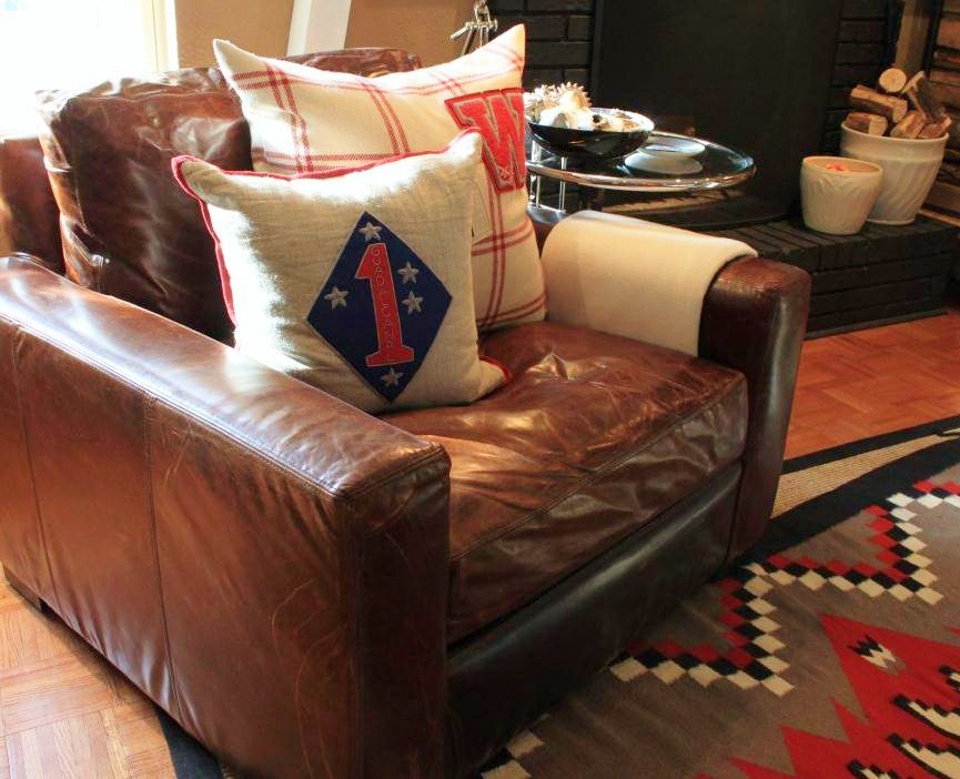 Jamie's Restoratin Hardware Leather Club Chair