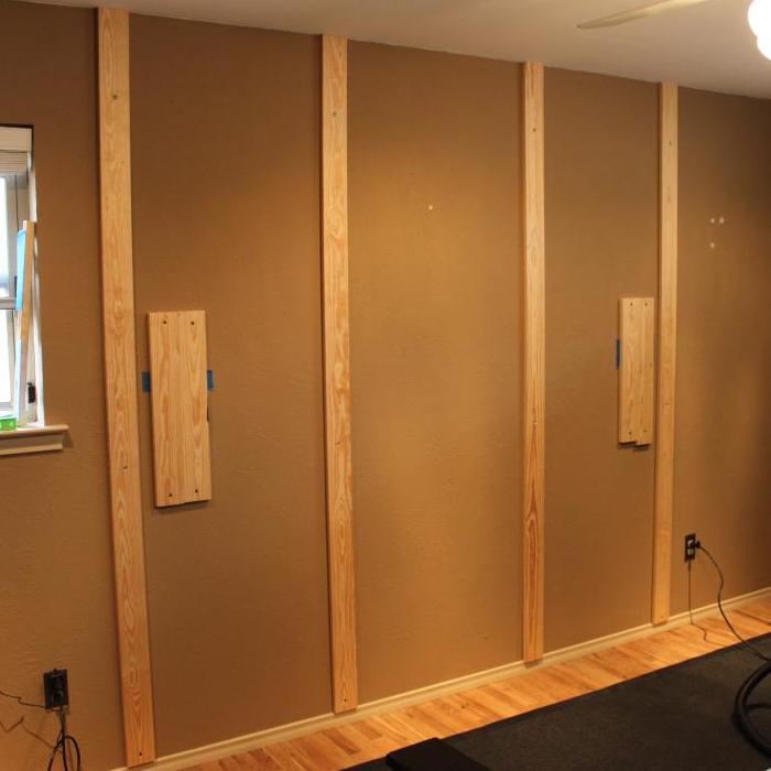 Slats to mount the Wood onto