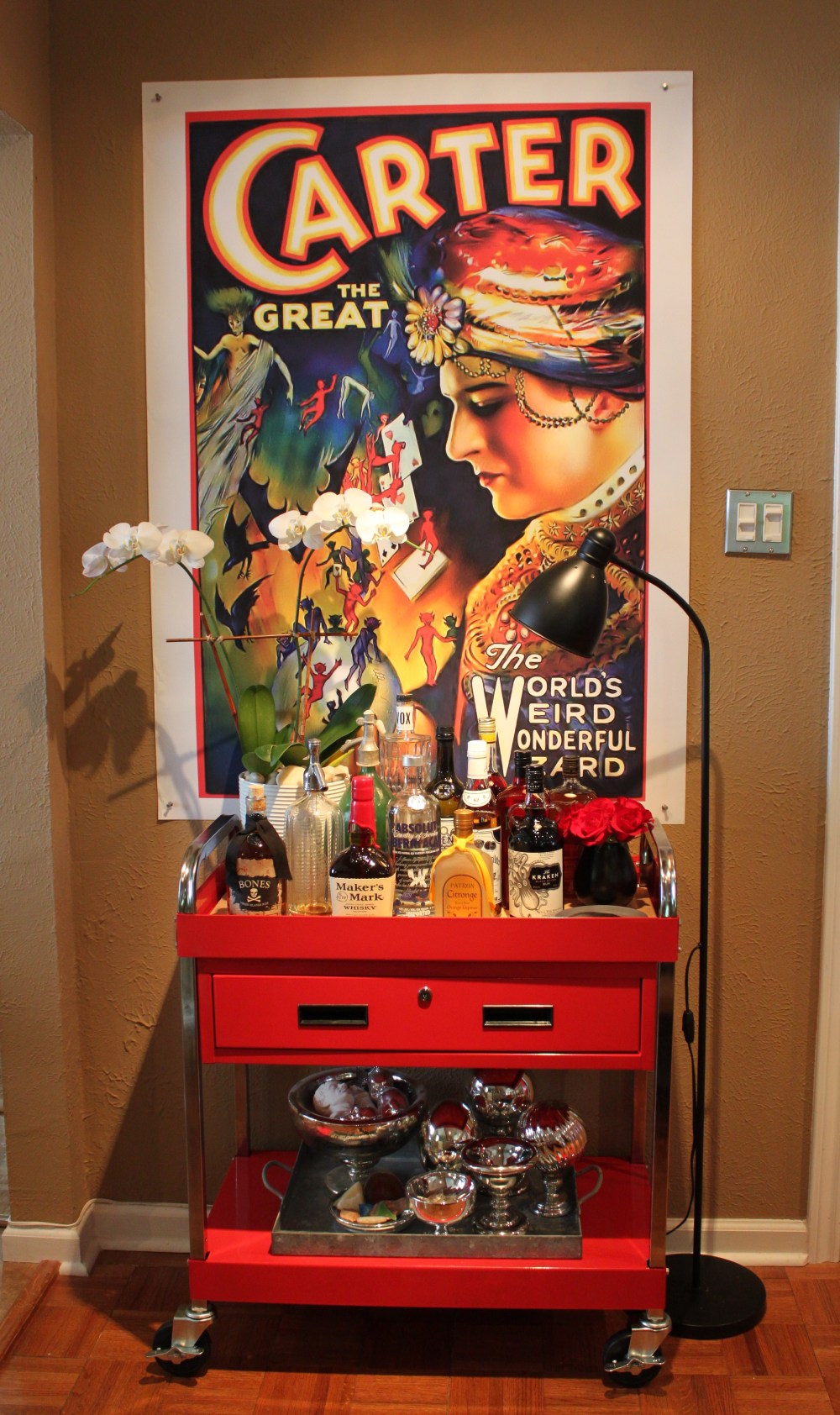 Bar Cart with Carter