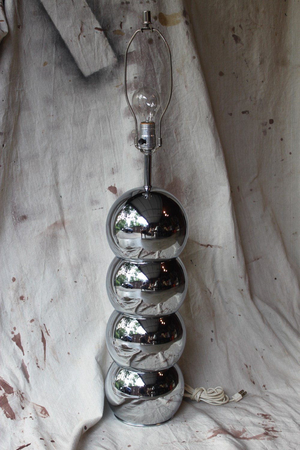 Chrome Ball Lamp