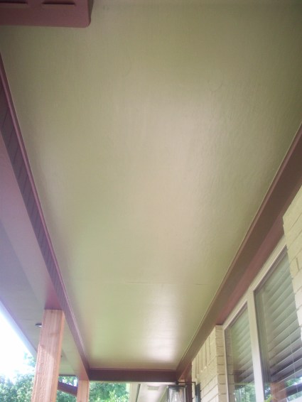 Green Ceiling Before