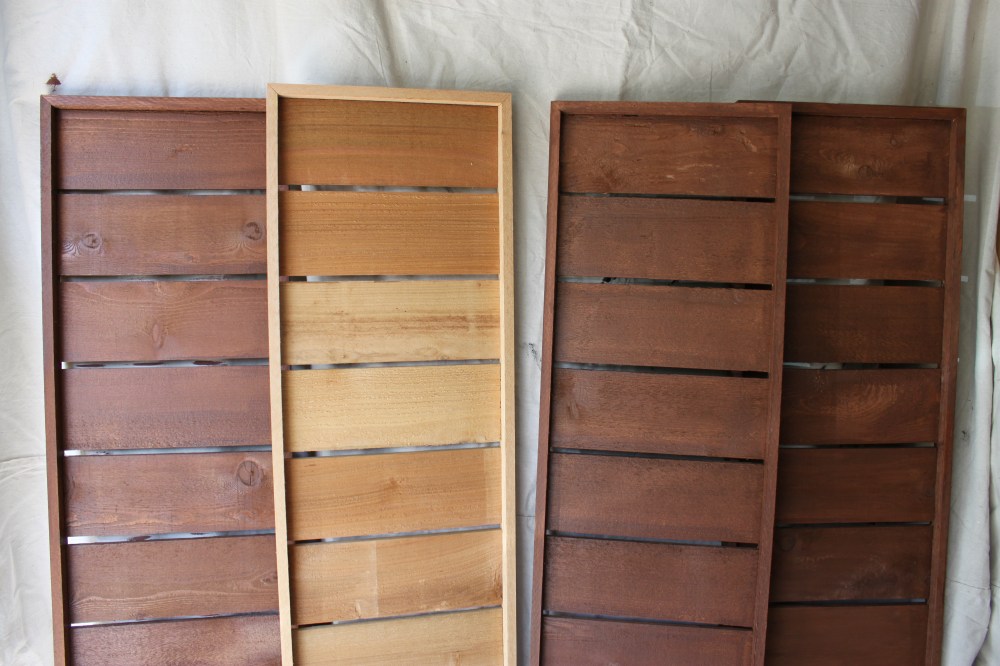 Modern Cedar Shutters