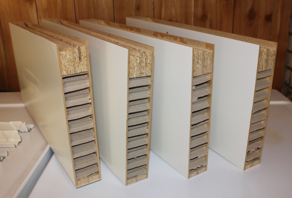 Inside the cut Lack shelves