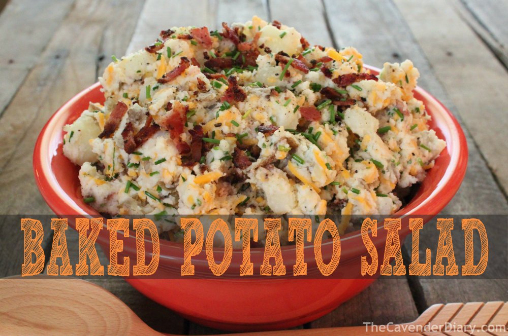Loaded Baked Potato Salad from the Cavender Diary Boys