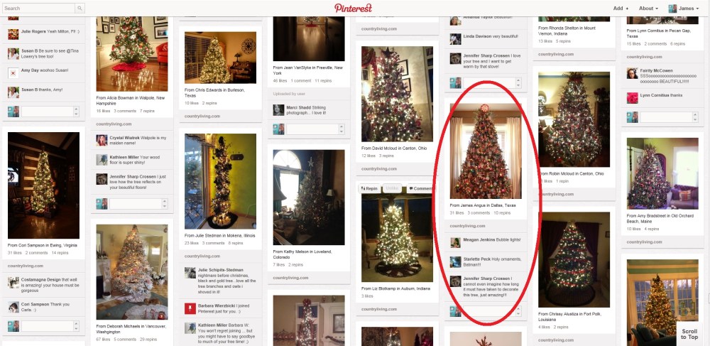 Country Living Christmas Tree Contest