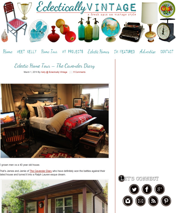 Eclectically Vintage Home Tour