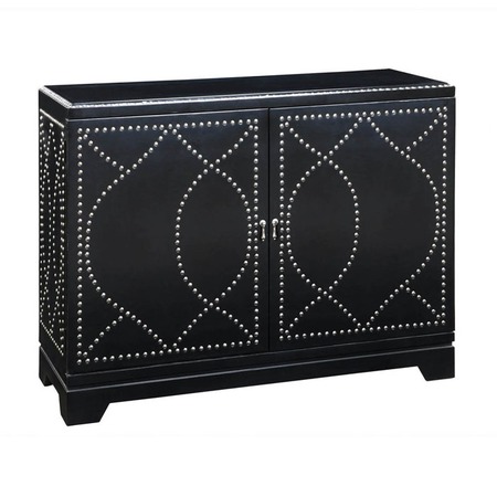 Black Console with Silver Studs