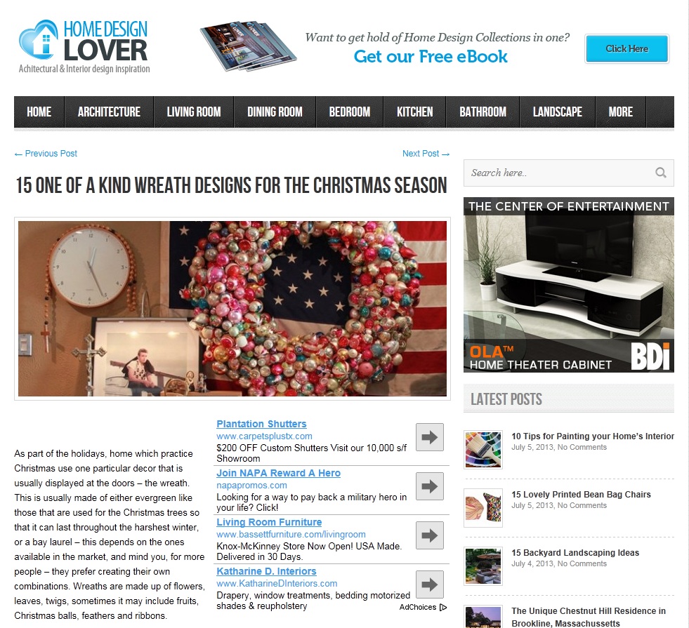 Home Design Lover Wreath