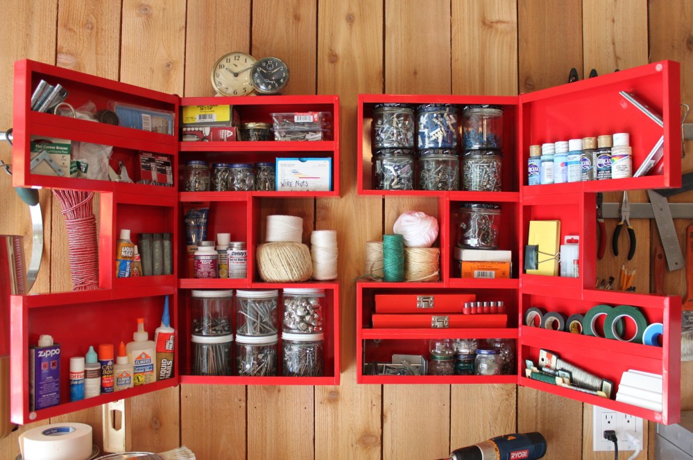 Inside the C cabinets