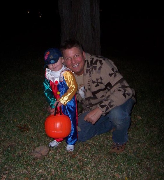 James and Kenzie on Halloween
