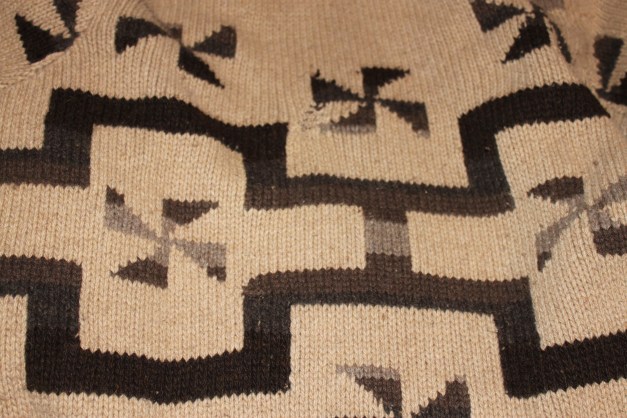 Mended Navajo Sweater