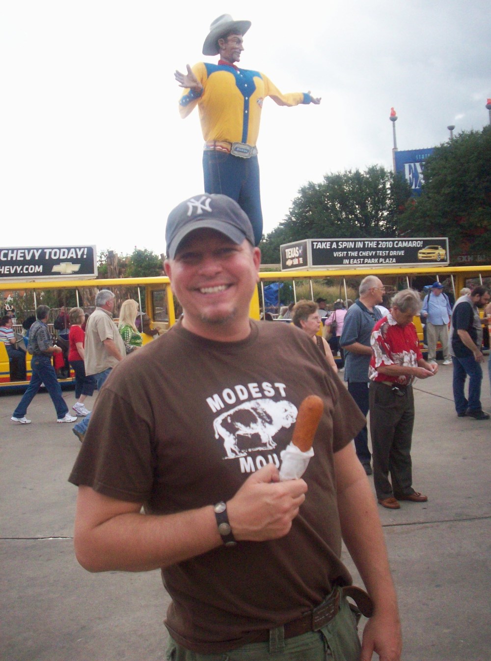 James, Big Tex, and Fletcher's Corny Dog