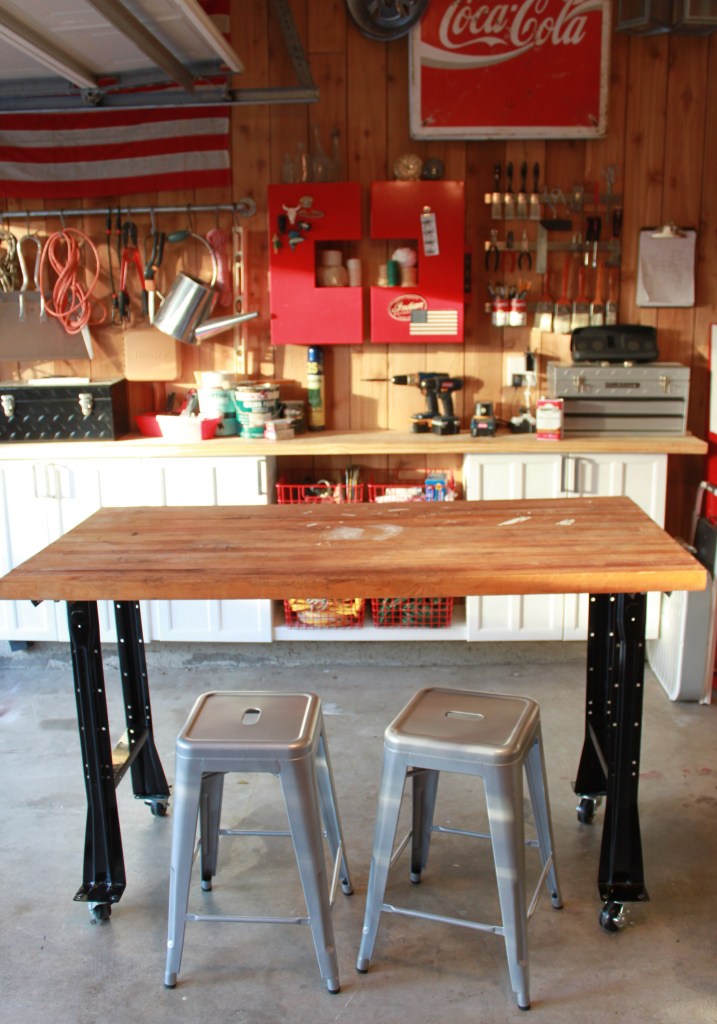 Work Table along the Wall