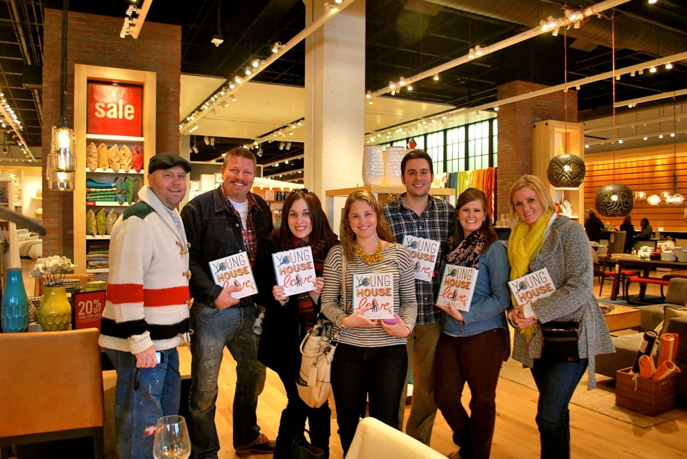 The gang at the signing