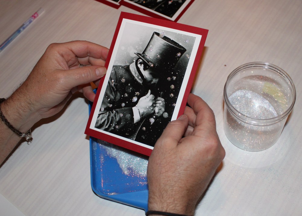 Glitter on the New Cards