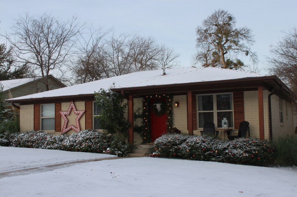 Cavender House in the Morning Snow