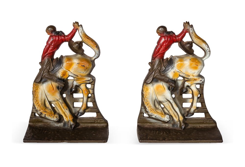 Vintage Cowboy Book Ends