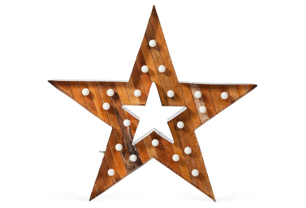 Wood and Metal Marque Star