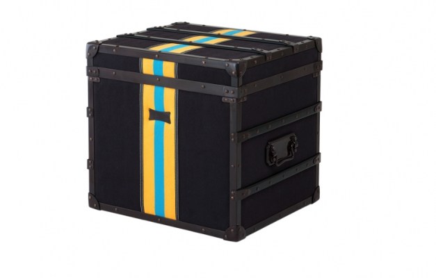 Black Trunk with Awesome Stripes