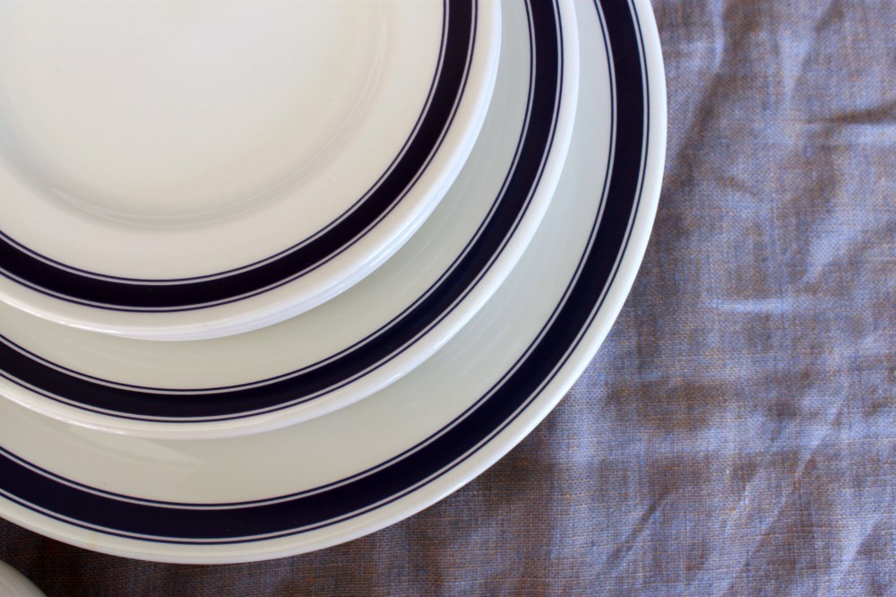 Ralph Lauren Cafe Stripe Plates