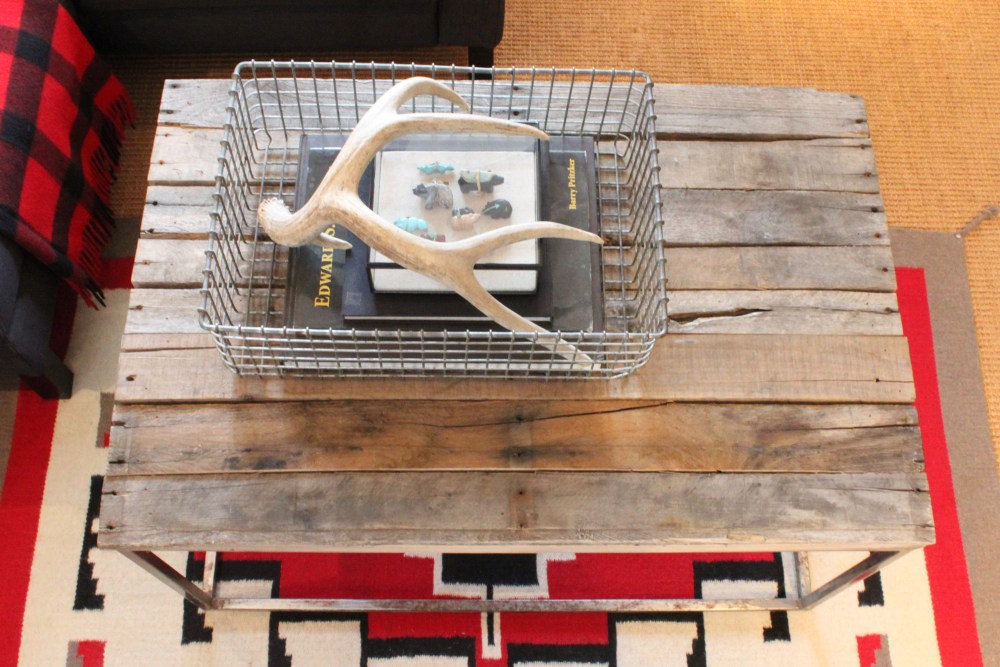 Pallet Coffee Table in Living Room