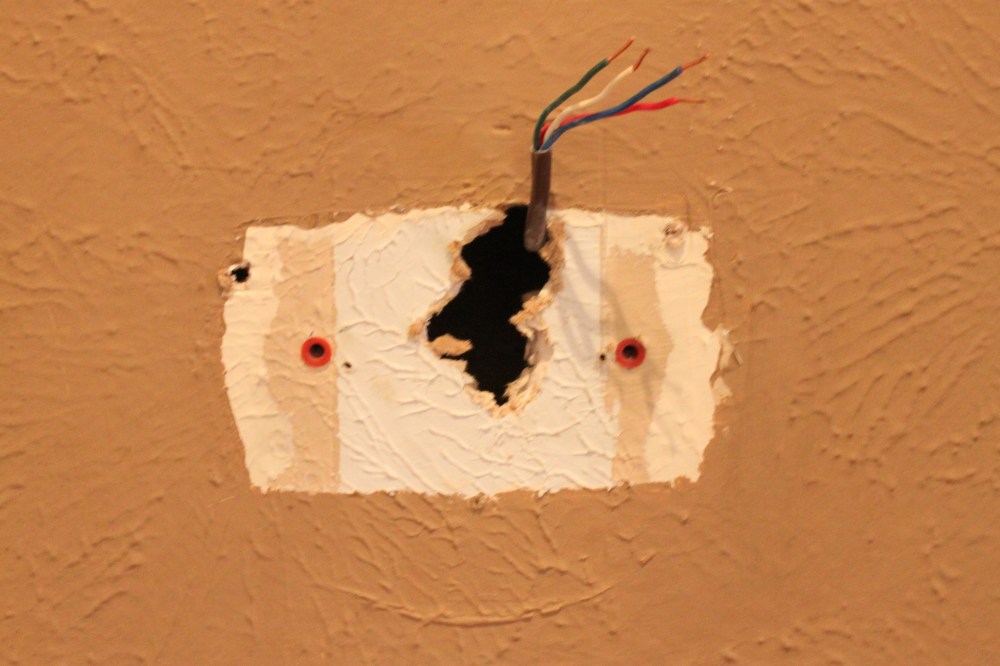 Old Thermostat Removed