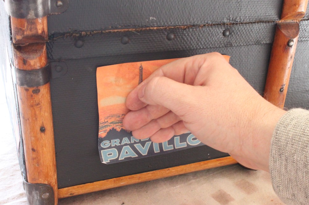 Press them in Place on the Trunk