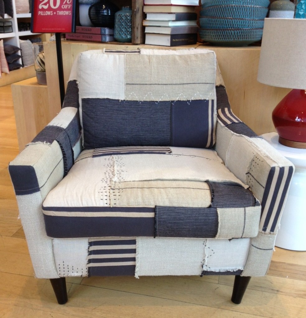 West Elm Everett Chair in Patchwork