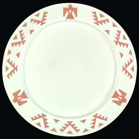 Frankoma Native American Plate in White