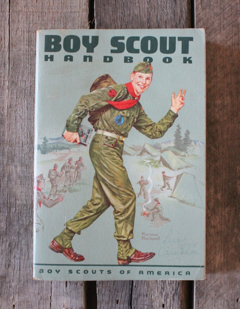 Boy Scout Handbook with Normal Rockwell Cover