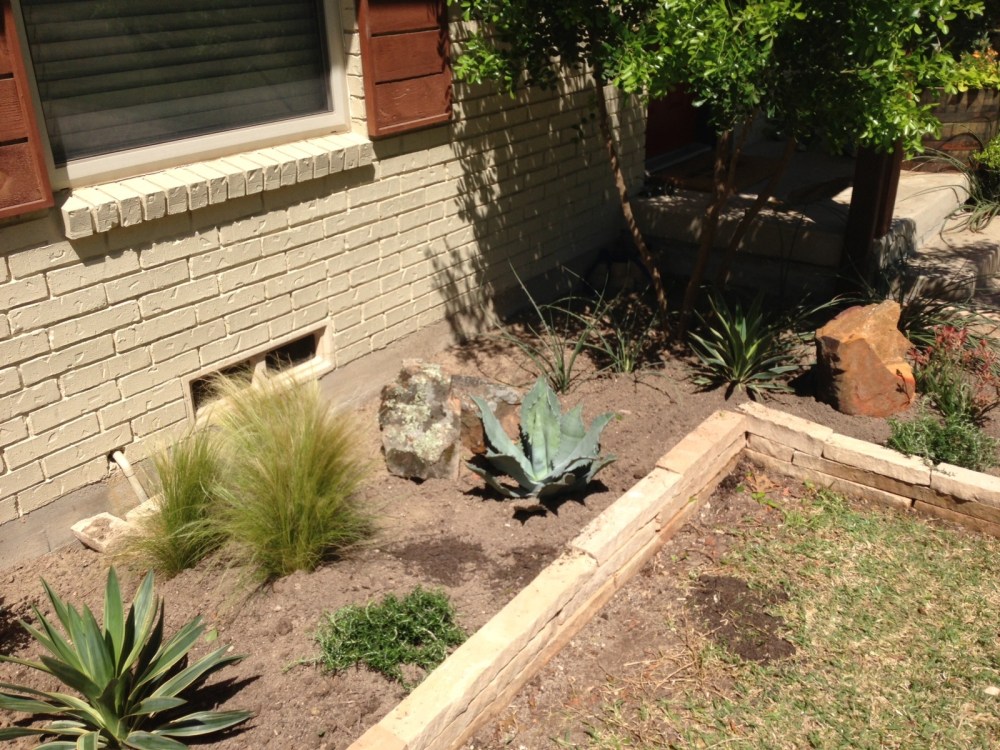 All the Greenery Added to the Bed 2