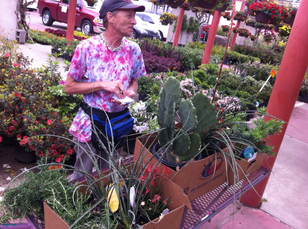 Hippie at the Farmers Market