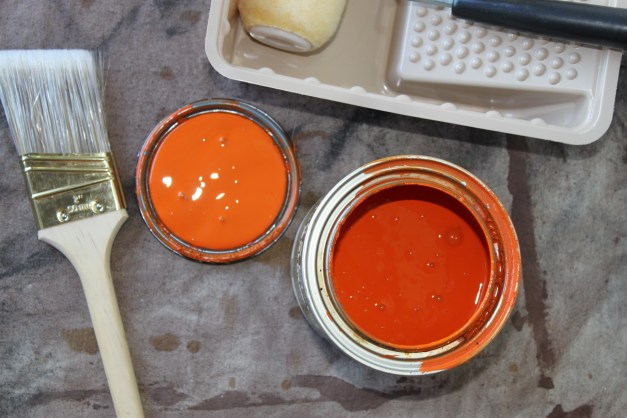 Behr Mandarin Paint in Semi-Gloss