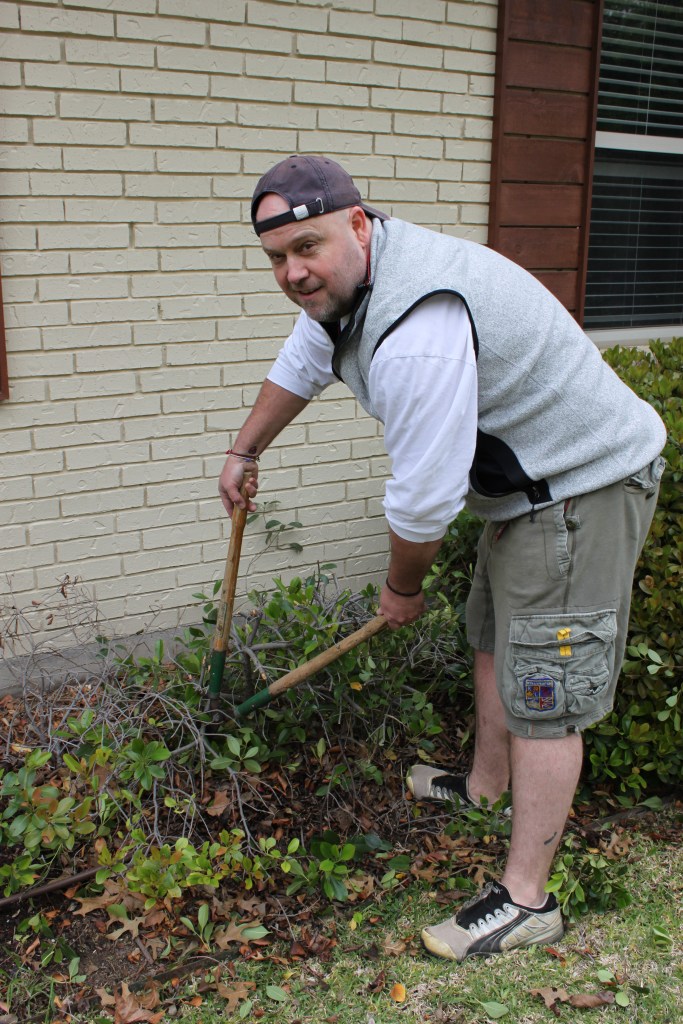 Jamie Clipping the Branches