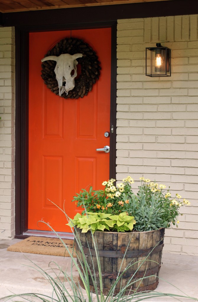 Orange Front Door