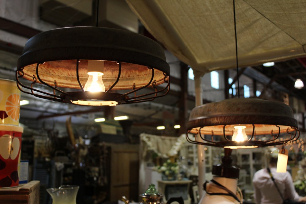 Chicken Feeders Turned Pendants