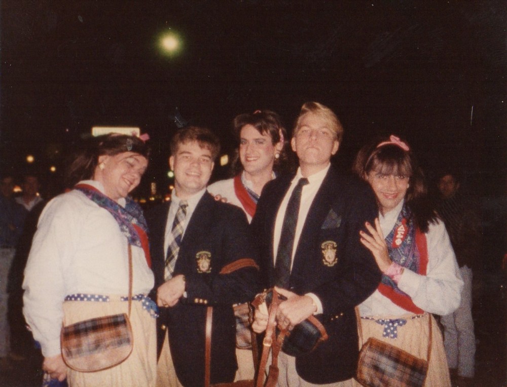 Lenny and Sean with Sorority Girls