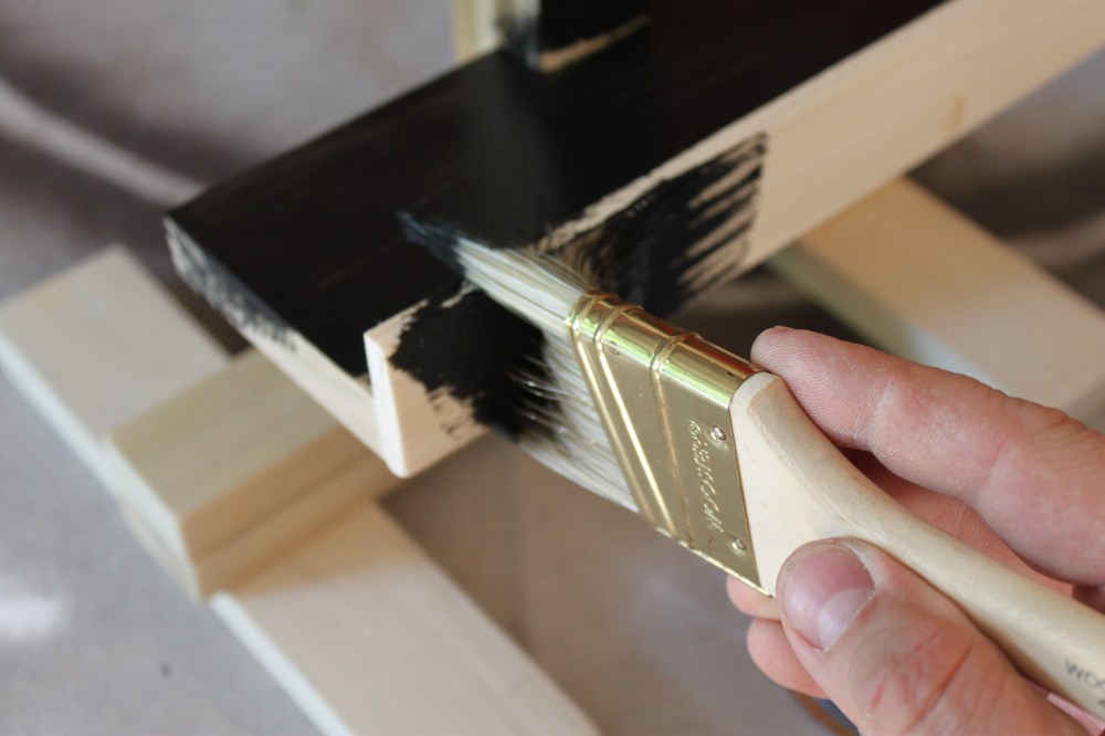 Paint Entire Piece with Flat Black Paint