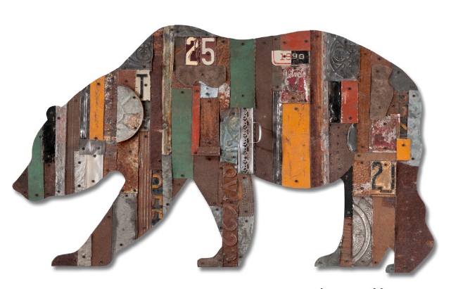Mixed Media Bear by Dolan Geiman
