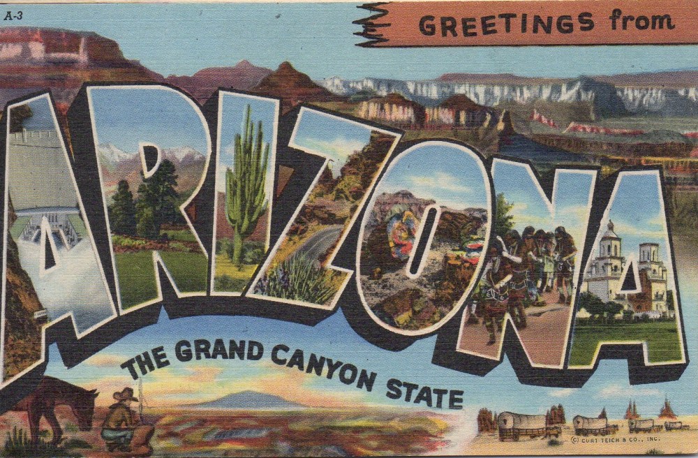 111 Arizona Vintage Postcard
