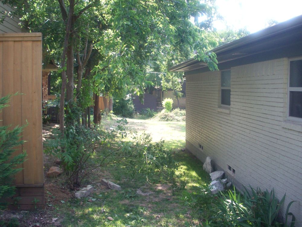 Front Gate Removed For the New Horizontal Fence