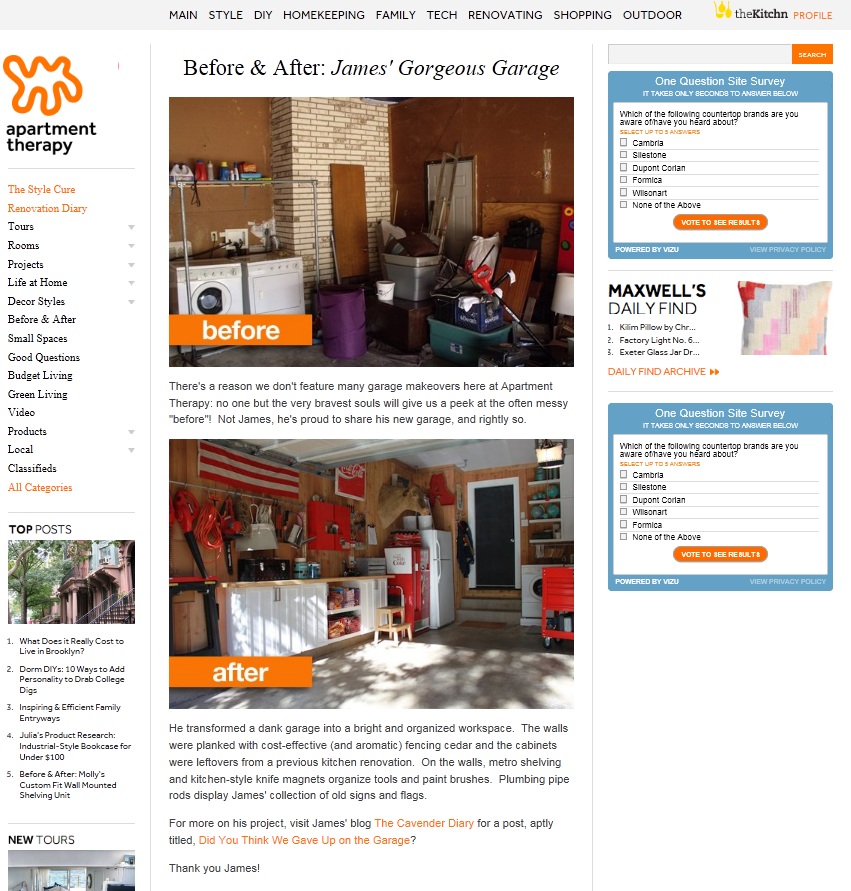 Apartment Therapy Before & After